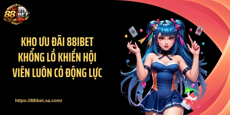 Kho ưu đãi 88IBET khổng lồ khiến hội viên luôn có động lực